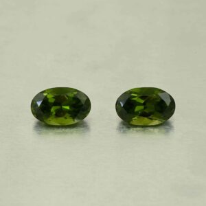 Vesuvianite oval pair 12.0x7.6mm 7.72cts N vs117 scaled 1