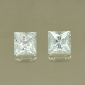 WhiteBeryl princess pair 5.0mm 1.19cts N wb113