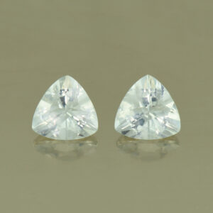WhiteBeryl trill pair 7.0mm 2.19cts N wb108