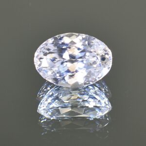 WhiteZircon oval 15.1x10.6mm 13.41cts zn153