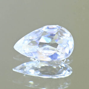 WhiteZircon pear 10.0x6.1mm 1.78cts H zn8020