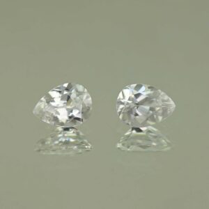 WhiteZircon pear pair 8.0x6.0mm 3.46cts H zn3939 scaled 1