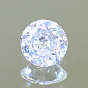 WhiteZircon round 6.5mm 1.25cts H zn8021