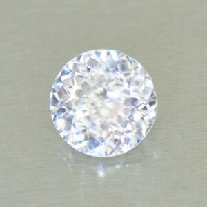 WhiteZircon round 8.4mm 3.10cts H zn5576 SOLD