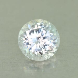 WhiteZircon round 8.5mm 3.72cts H zn7056
