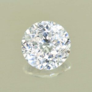 WhiteZircon round 8.9mm 3.77cts H zn5649 SOLD