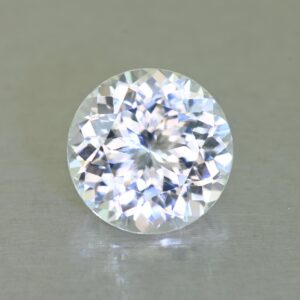 WhiteZircon round 9.5mm 4.57cts H zn5965 SOLD