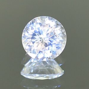 WhiteZircon round 9.6mm 5.28cts H zn871