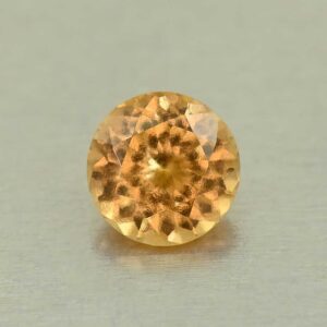 YellowGrossular round 6.0mm 0.89cts N gg154