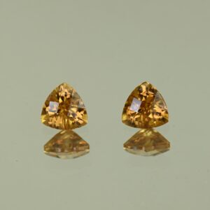 YellowOrangeZircon ch trill pair 5.5mm 1.81cts N zn4162