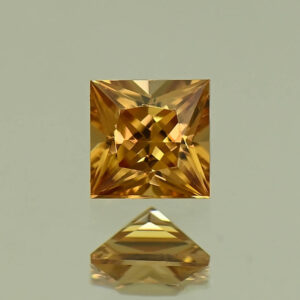 YellowOrangeZircon princess 4.5mm 0.74cts N zn7890