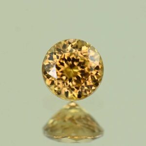 YellowOrangeZircon round 4.5mm 0.57cts N zn3266