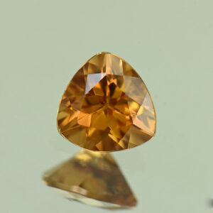 YellowOrangeZircon trill 5.4mm 0.84cts N zn7216