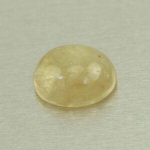 YellowSapphire oval cab 9.5x7.6mm 3.83cts N sa191 a