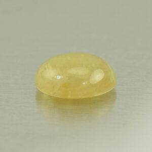 YellowSapphire oval cab 9.9x8.1mm 3.65cts N sa190 b