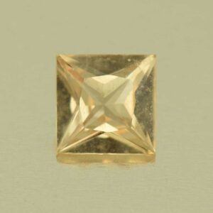 YellowSapphire princess 4.0mm 0.33cts N sa639