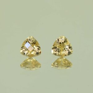 YellowZircon ch trill pair 5.0mm 1.31cts H zn3831