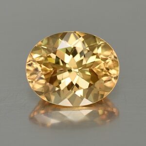 YellowZircon oval 11.1x9.0mm 5.52cts zn664