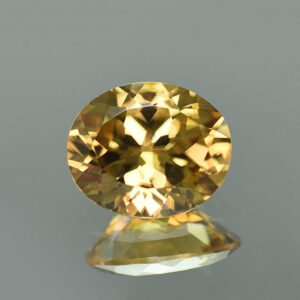 YellowZircon oval 11.9x9.9x5.7mm 6.18cts H zn739