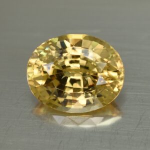 YellowZircon oval 13.7x11.1mm 10.08cts zn172