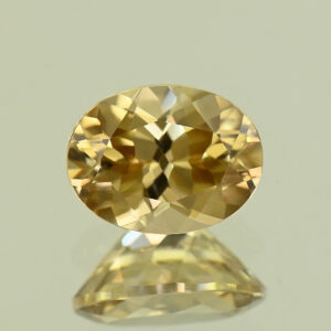 YellowZircon oval 8.6x6.5mm 2.48cts H zn8030
