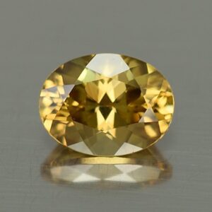 YellowZircon oval 8.6x6.6mm 2.48cts zn3745