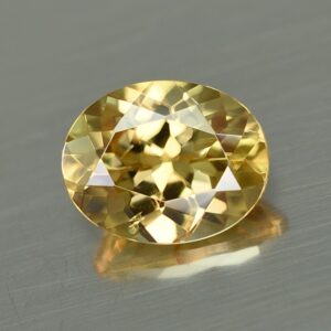 YellowZircon oval 9.6x7.5mm 3.44cts zn3738
