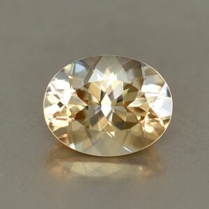 YellowZircon oval 9.6x7.5mm 3.50cts zn3449