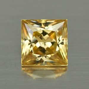 YellowZircon princess 6.0mm 1.84cts zn3737 SOLD