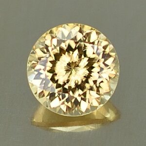 YellowZircon round 6.0mm 1.25cts zn2373