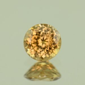 YellowZircon round 6.0mm 1.29cts N zn7636