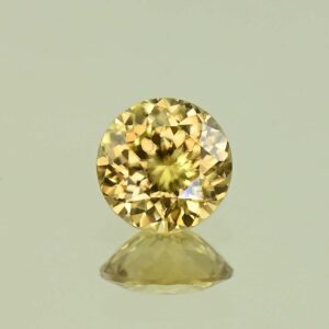 YellowZircon round 7.5mm 2.13cts H zn7384