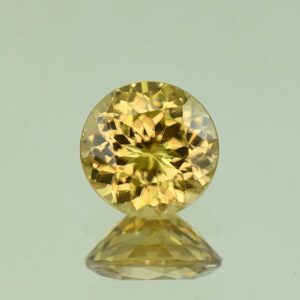 YellowZircon round 8.5mm 3.32cts H zn4636 SOLD