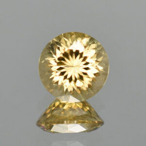 YellowZircon round 8.5mm 3.61cts H zn2681 crop