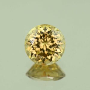 YellowZircon round 9.1mm 4.25cts N zn4036