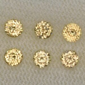 YellowZircon rounds 3.5mm 2.84cts 10pcs zn2925