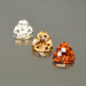 Zircon Suite ch trill 8.5mm 9.65cts 3pcs N a zn2941 SOLD