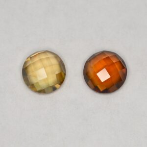 Zircon Suite round rose cut 7.1mm 4.35cts N zn2916