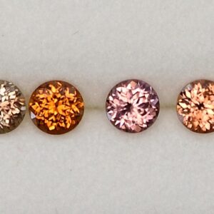 Zircon Suite rounds 3.5mm 2.24cts 8pcs zn1799 SOLD