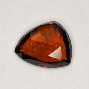 Zircon freeform rose cut 14.5x12.1mm 8.97cts N zn962