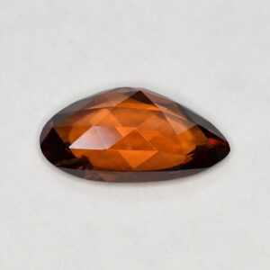Zircon freeform rose cut 16.5x8.6mm 6.22cts N a zn1620
