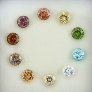 Zircon round suite 6.0mm 12.37cts N H zn1342