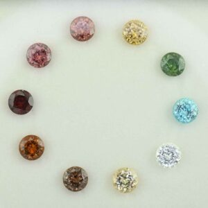 Zircon round suite 8.0mm 29.06cts N H zn538