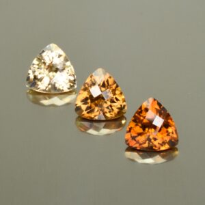 Zircon suite ch trill 8.0mm 8.10cts 3pcs N a zn3581 SOLD
