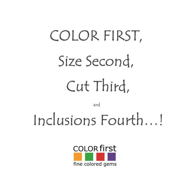 COLOR First, Size Second...