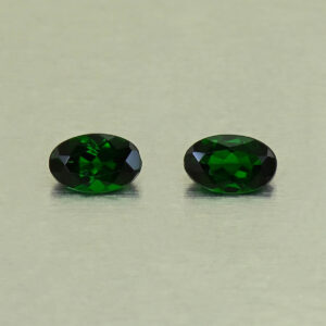 ChromeTourmaline oval pair 5.5x3.5mm 0.51cts N ct708