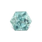 IceBlueZircon hex 6.0mm 1.57cts H zn5067 a sh