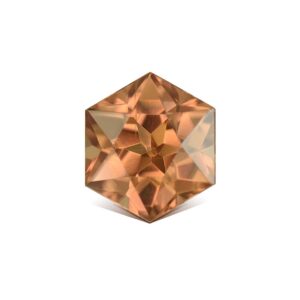 ImperialZircon hexagon 6.0mm 1.45cts H zn5045 sh