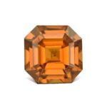 OrangeZircon sq eme cut 6.9mm 2.26cts N zn5637 sh
