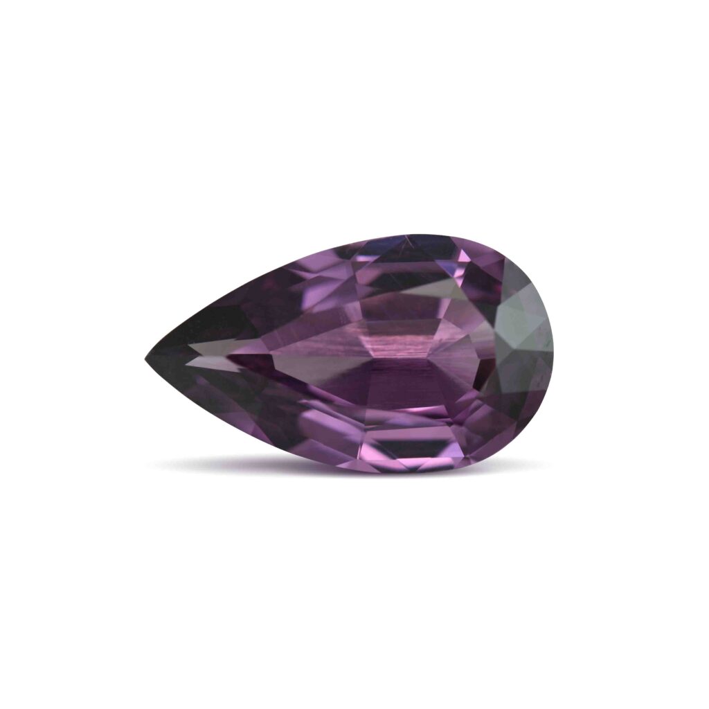 PurpleSpinel pear 15.8x9.3mm 5.19cts N sp665 sh